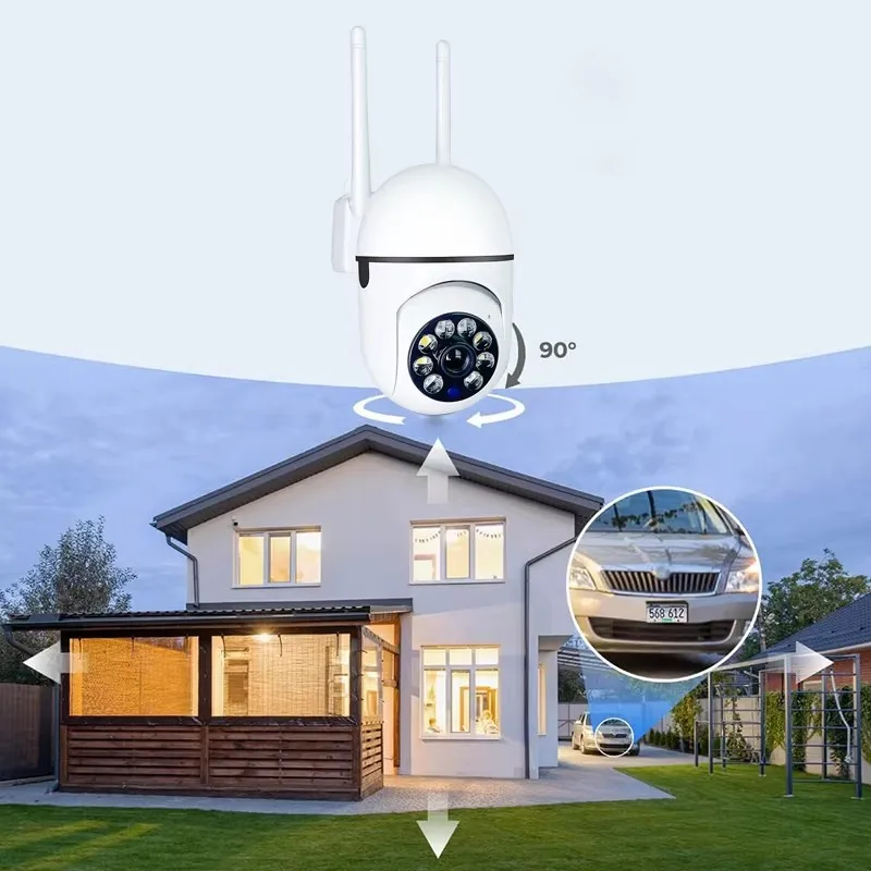 Caméra PTZ wifi motorisée avec zoom 4x et audio bidirectionnel – Image 4