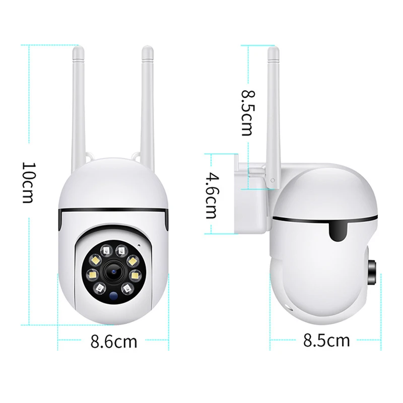 Caméra PTZ wifi motorisée avec zoom 4x et audio bidirectionnel – Image 3