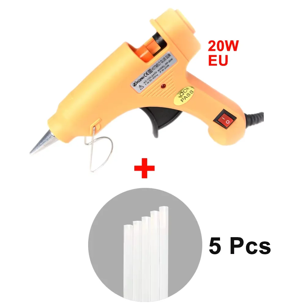 Pistolet à colle 20 W pour bâtonnets de 7 mm avec prise EU – Image 7