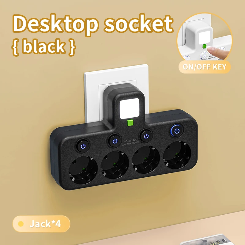 Bloc prise murale USB à interrupteurs séparés 2500 W – Image 8