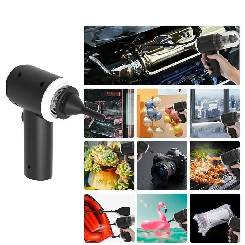 Aspirateur voiture 9000 Pa sans fil et rechargeable par USB – Image 5