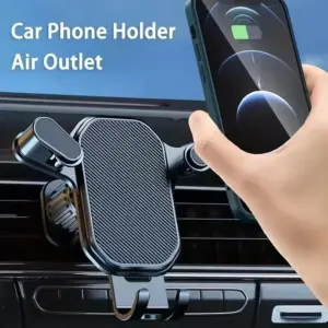 Support téléphone à gravité pour grille d’aération en spirale