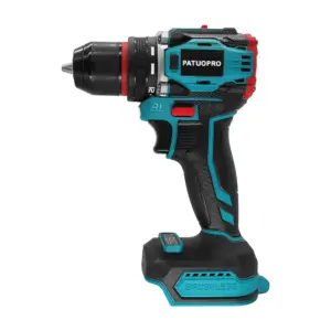 Perceuse brushless 10 mm sans fil à deux vitesses, sans batterie