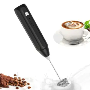 Mousseur à lait électrique 3 vitesses rechargeable USB, 300 mAh