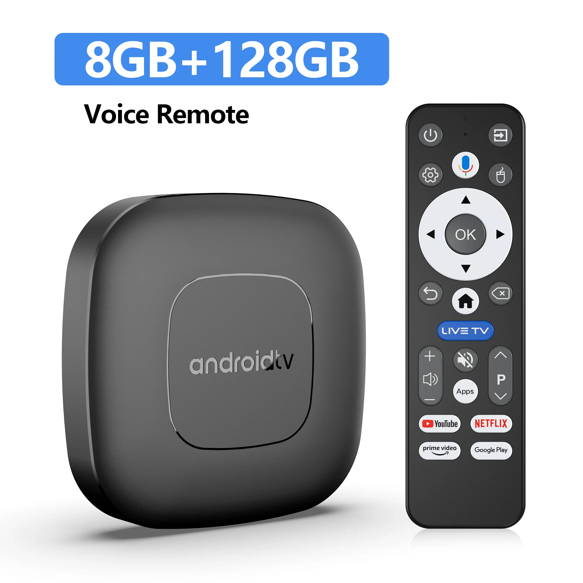 Box Android 16 4K wifi 6 avec télécommande à commande vocale – Image 8