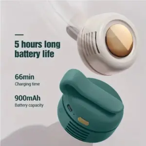 Ventilateur à clip sans pales portable rechargeable à 3 vitesses
