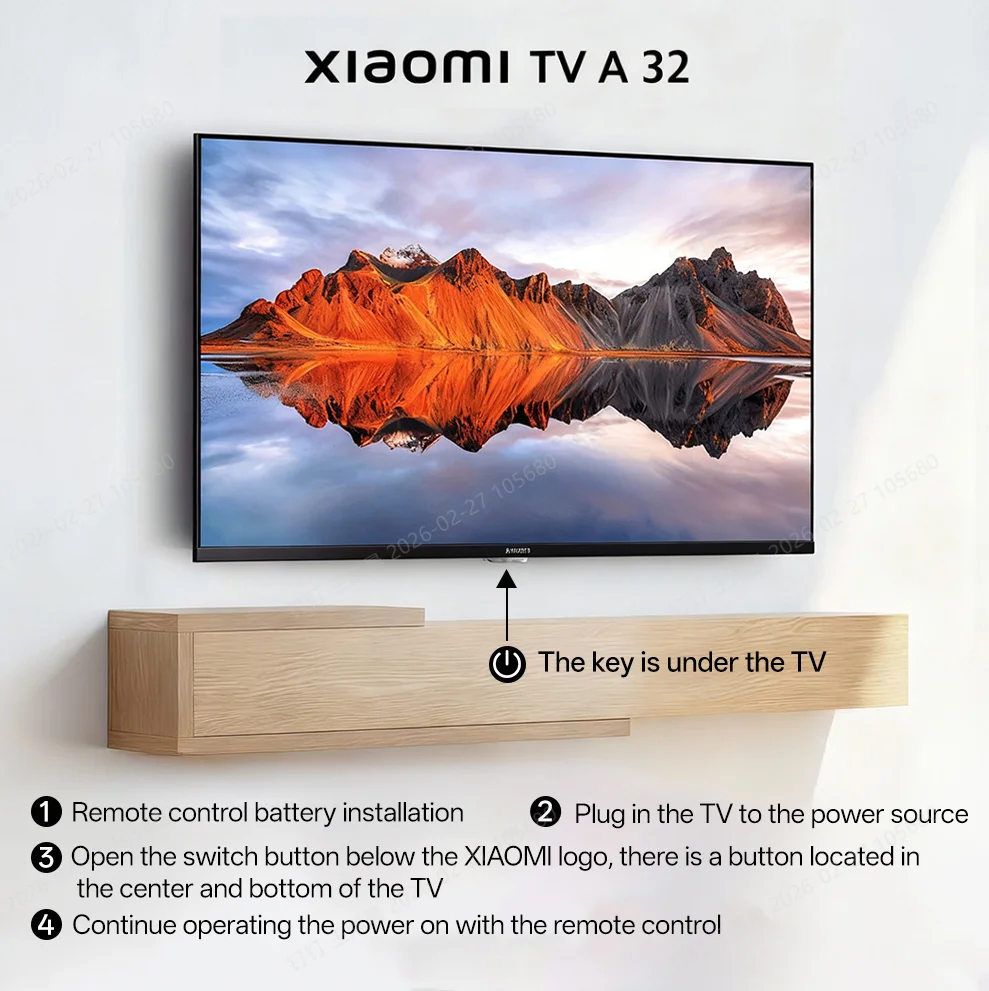 Téléviseur Xiaomi TV A 32 Google TV avec Dolby Audio et DTS:X – Image 2