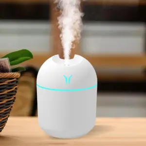 Diffuseur aromatique USB 250 ml silencieux avec lumière LED