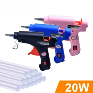 Pistolet à colle 20 W pour bâtonnets de 7 mm avec prise EU