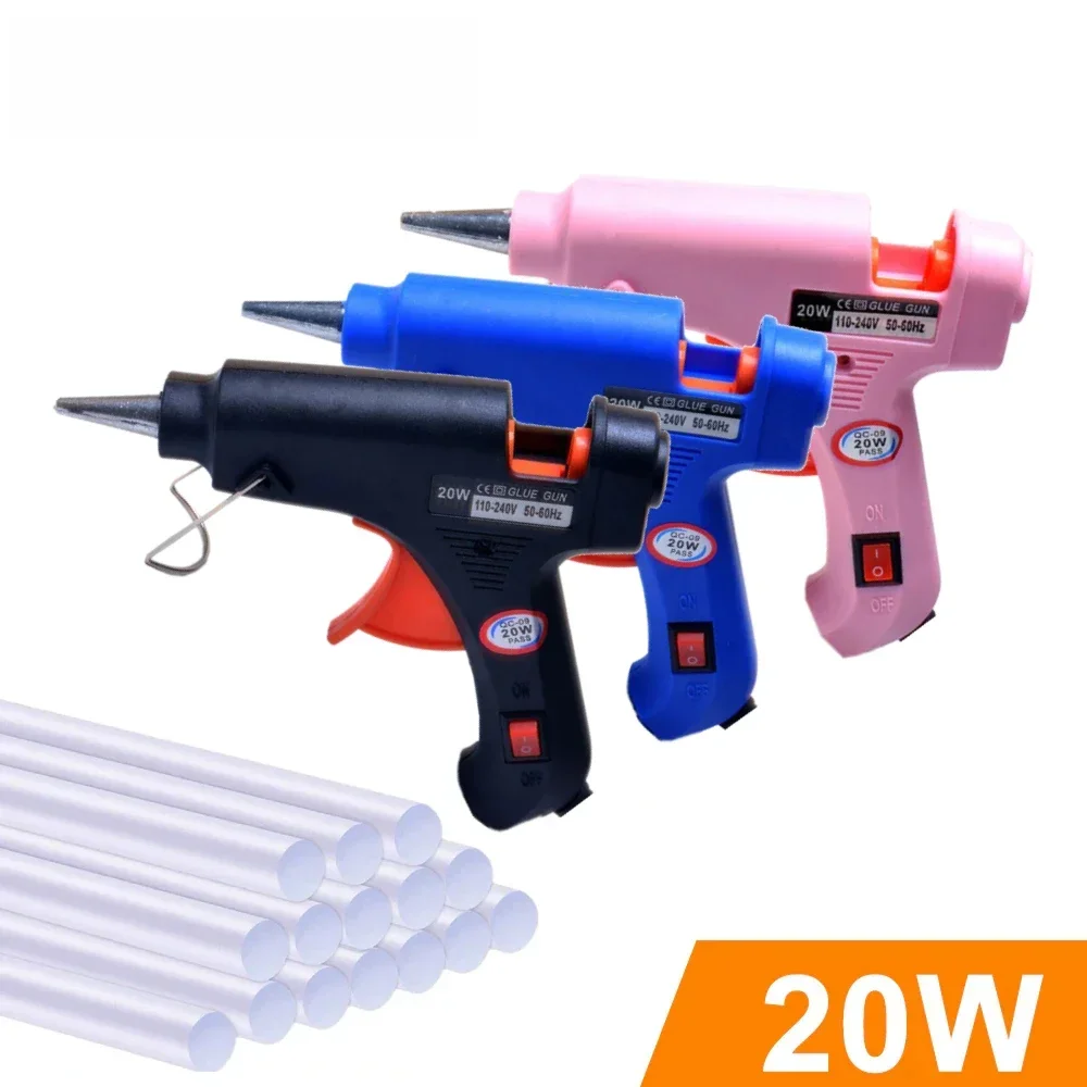 Pistolet à colle 20 W pour bâtonnets de 7 mm avec prise EU