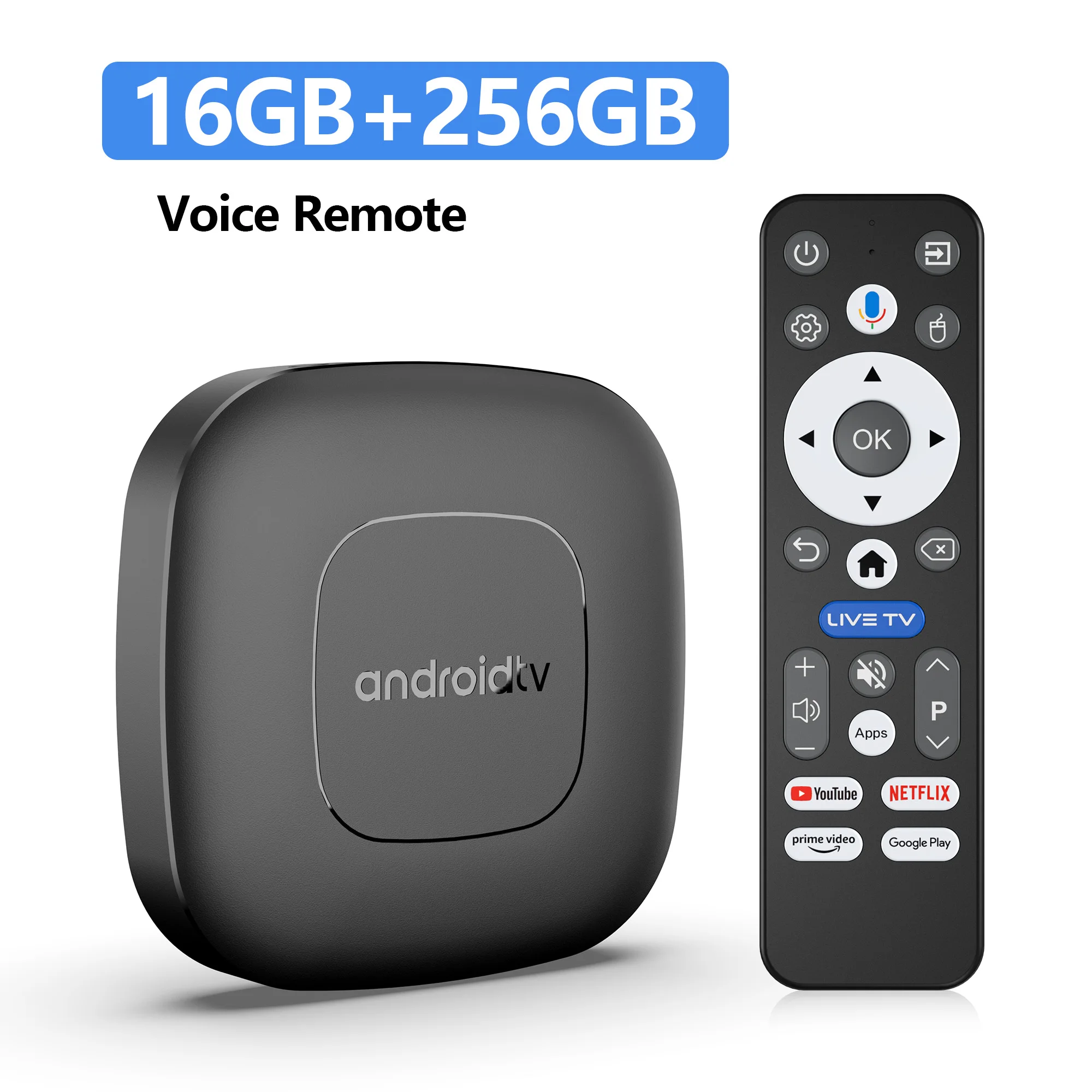 Box Android 16 4K wifi 6 avec télécommande à commande vocale – Image 7
