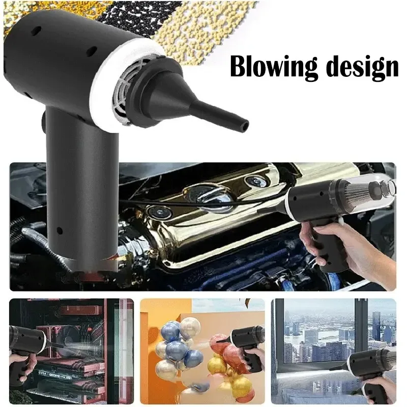 Aspirateur voiture 9000 Pa sans fil et rechargeable par USB – Image 4