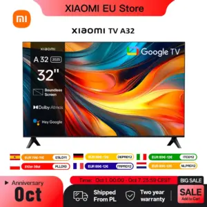 Téléviseur Xiaomi TV A 32 Google TV avec Dolby Audio et DTS:X