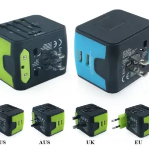adaptateur de voyage double usb