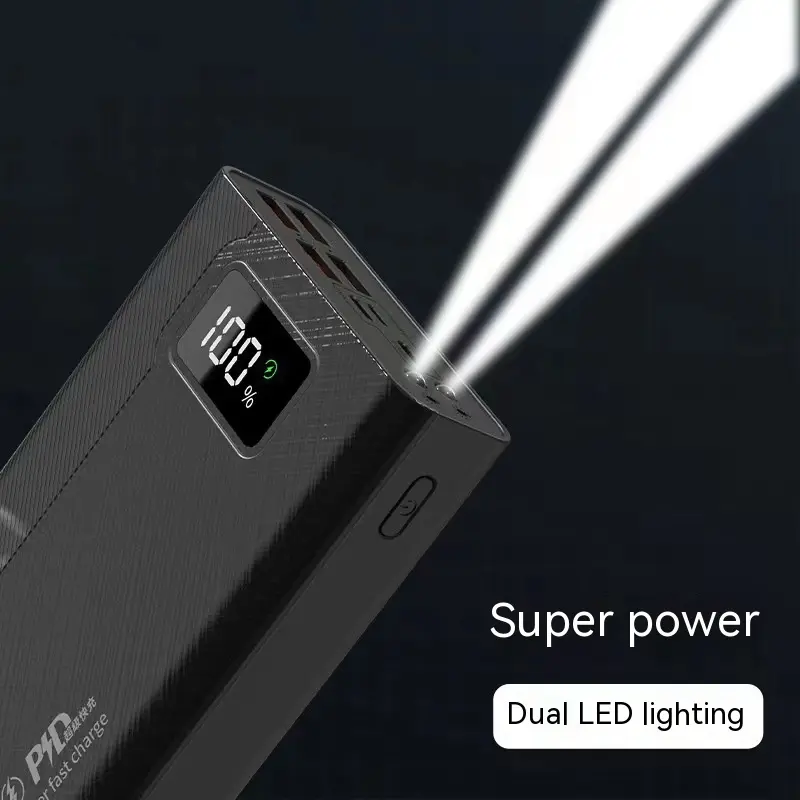 Batterie grande capacité 20 000 à 50 000 mAh, charge rapide en option