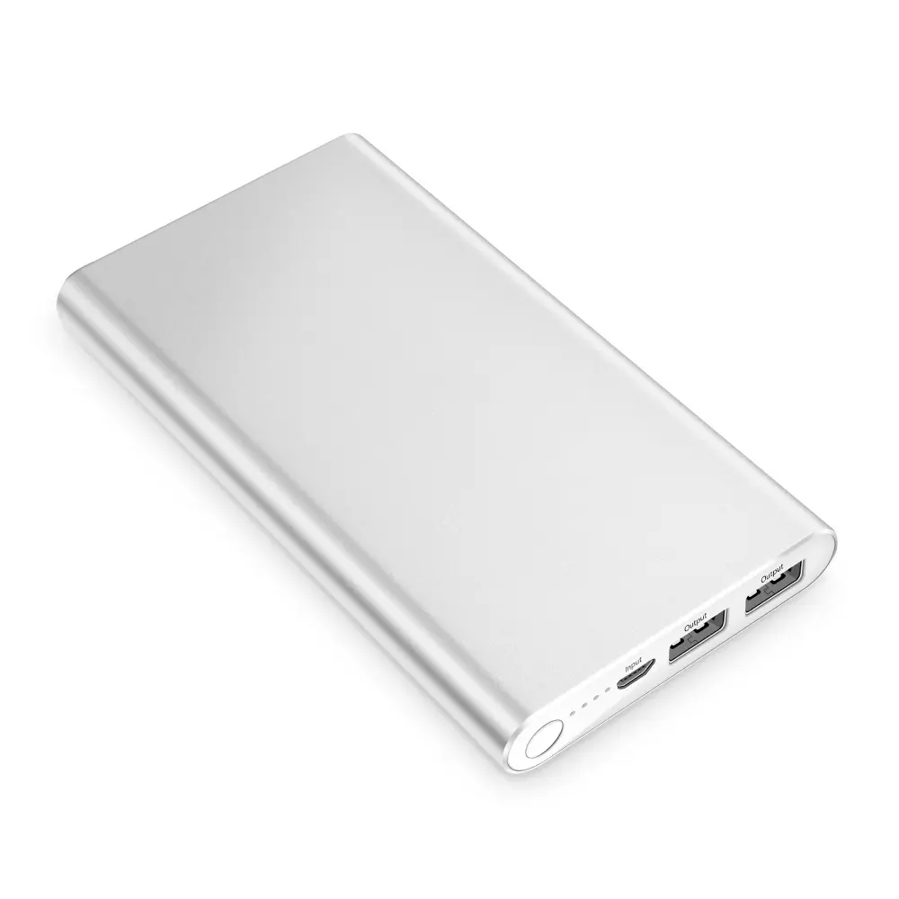 Batterie ultra fine aluminium de 12 000 mAh, 14 mm d’épaisseur