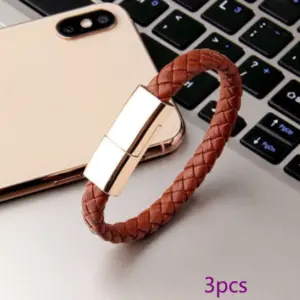 bracelet câble tressé