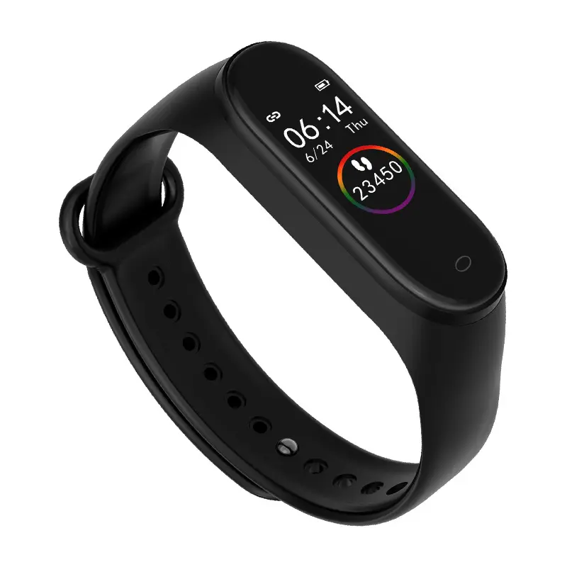 Bracelet fitness écran couleur avec podomètre et analyse du sommeil