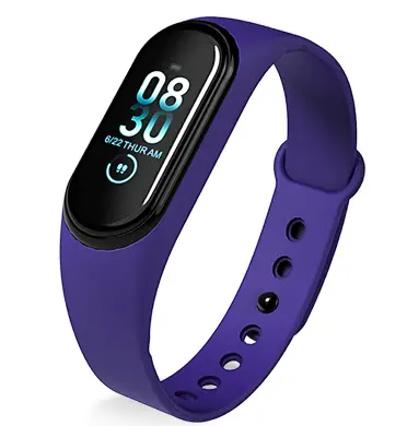 Bracelet fitness écran couleur avec podomètre et analyse du sommeil