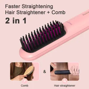 brosse lissante sans fil usb