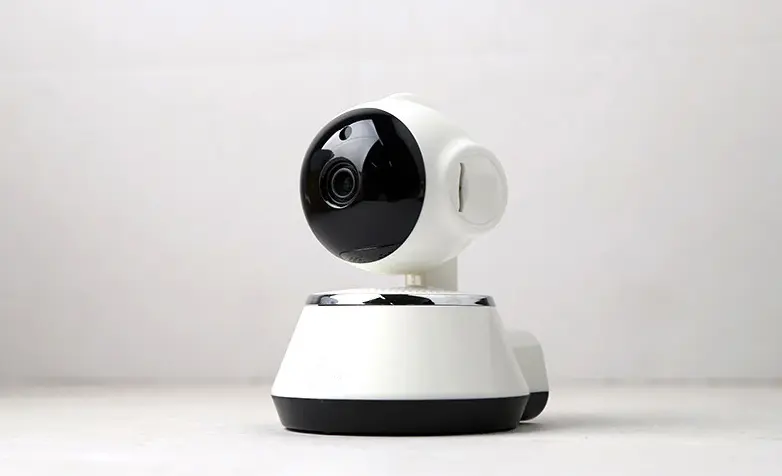 Caméra bébé WiFi 720p motorisée avec vision de nuit et interphone