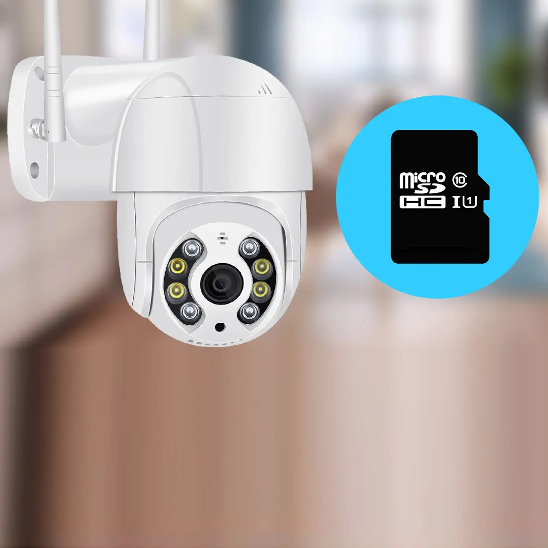 Caméra dôme extérieure IP66 wifi Full HD 1080p orientable