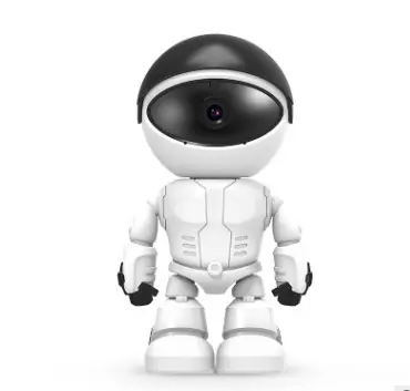 Caméra wifi robot rotative à vision nocturne et audio bidirectionnel