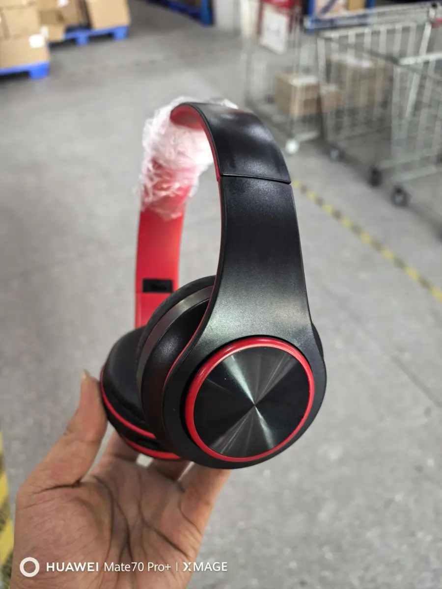 Casque Bluetooth gamer coloré sans fil avec micro et portée 15 m
