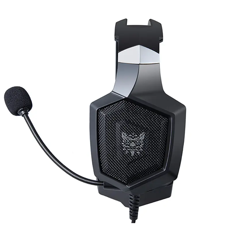 Casque gamer lumineux PC filaire avec prise jack 3,5 mm
