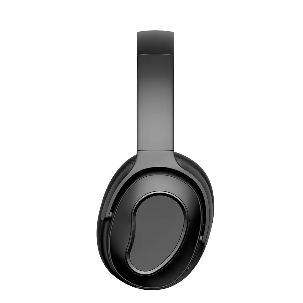 Casque sans fil noir à arceau, Bluetooth 5.0, micro pour les appels