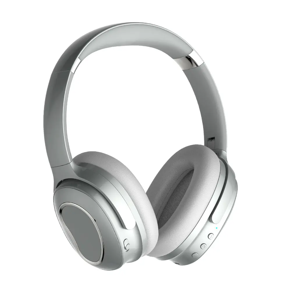 Casque sans fil noir à arceau, Bluetooth 5.0, micro pour les appels