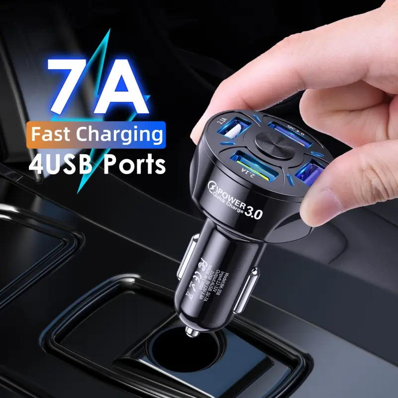 Chargeur voiture 45 W compact pour prise allume-cigare