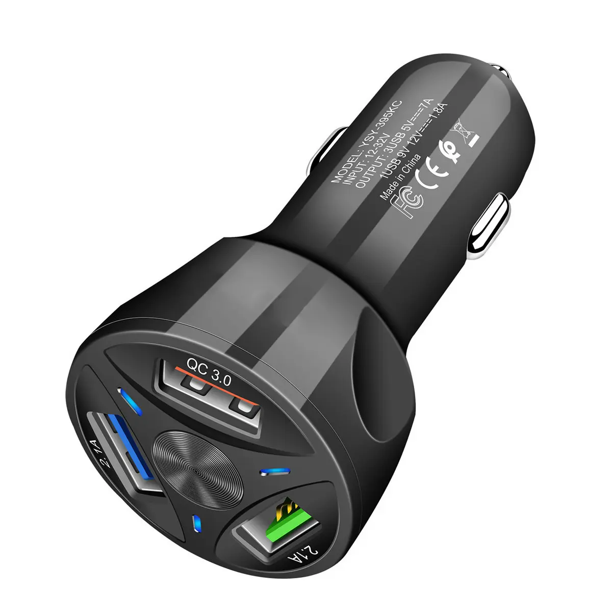 Chargeur voiture 45 W compact pour prise allume-cigare