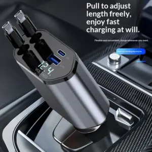 chargeur voiture rétractable