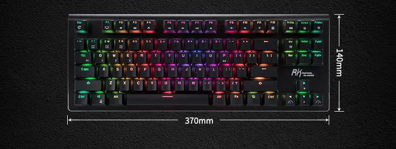 Clavier mécanique 87 touches Bluetooth et USB, switchs au choix