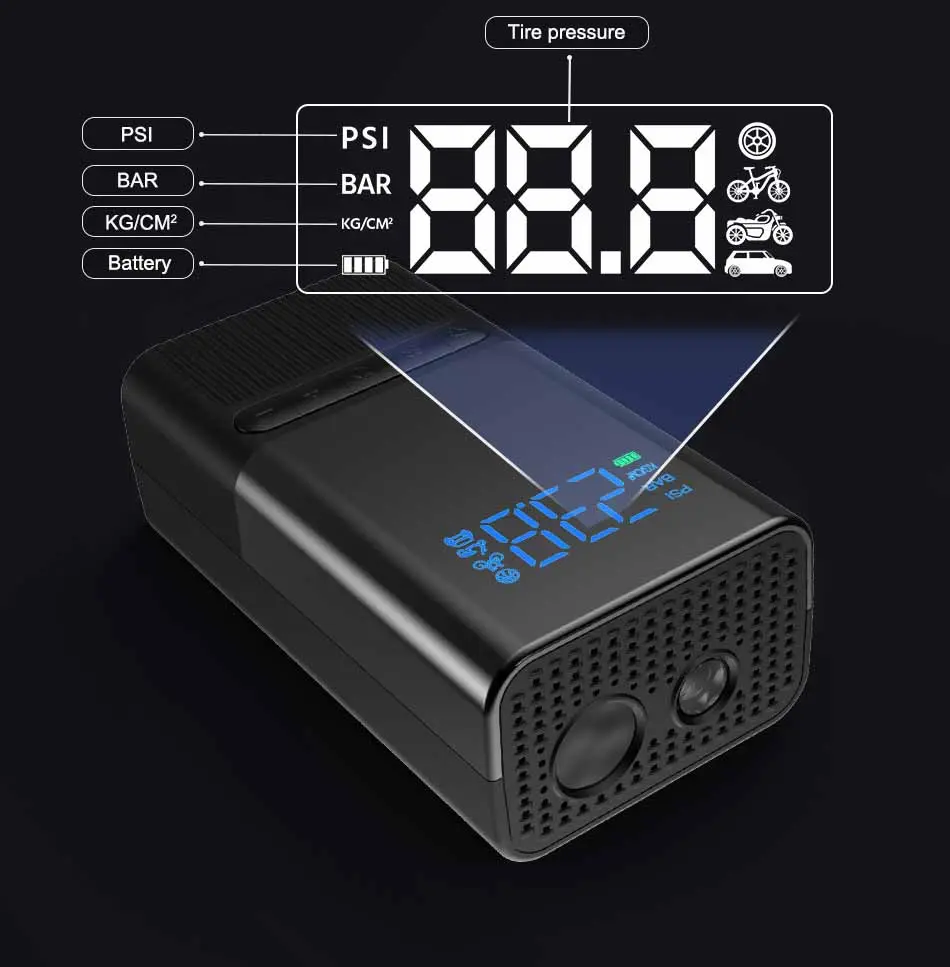 compresseur de pneus portable