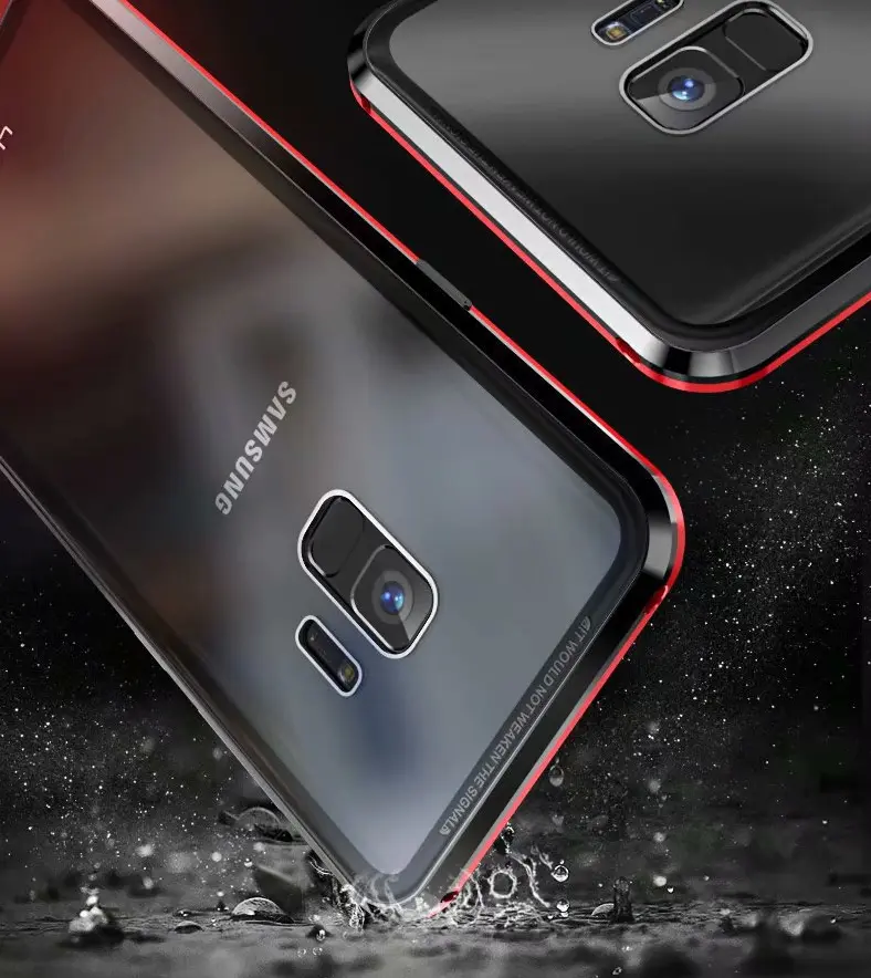 Coque anti-espion magnétique double verre pour Samsung Galaxy
