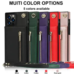 coque bandoulière zippée