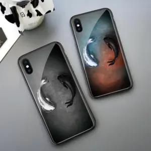 coque cuir peinte