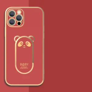 coque panda à anneau