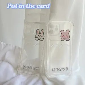 coque transparente porte-carte