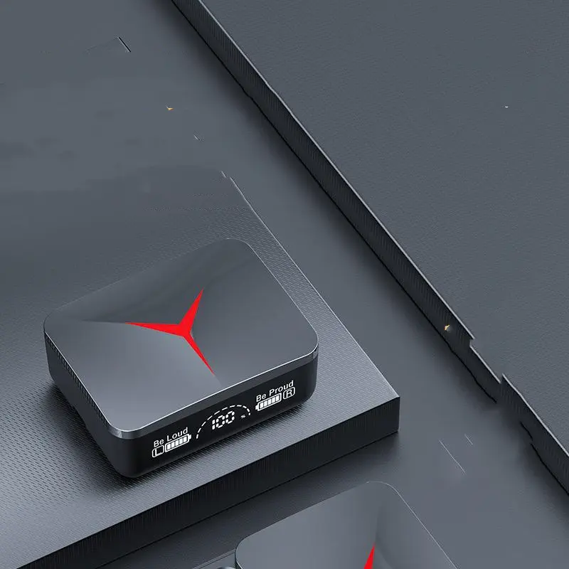 Écouteurs gamer à embouts Bluetooth 5.0 avec boîtier de charge