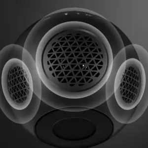 enceinte boule lumineuse