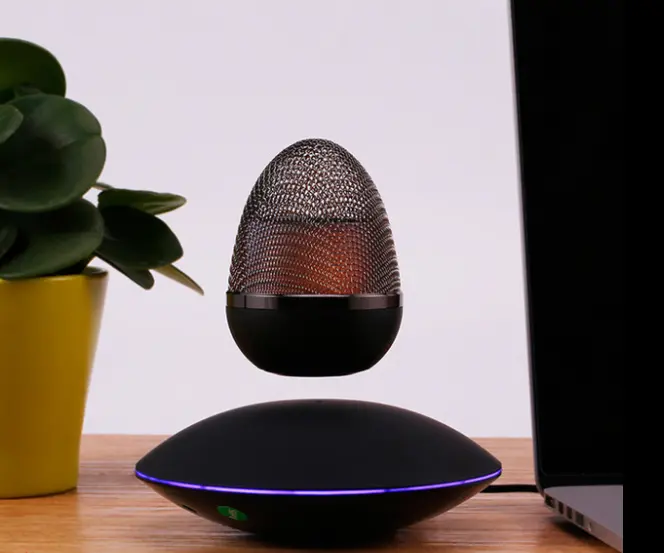 Enceinte flottante aimantée sans fil à prise UE pour le salon