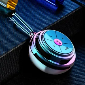 enceinte métal à motifs