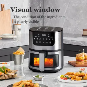 friteuse inox à hublot