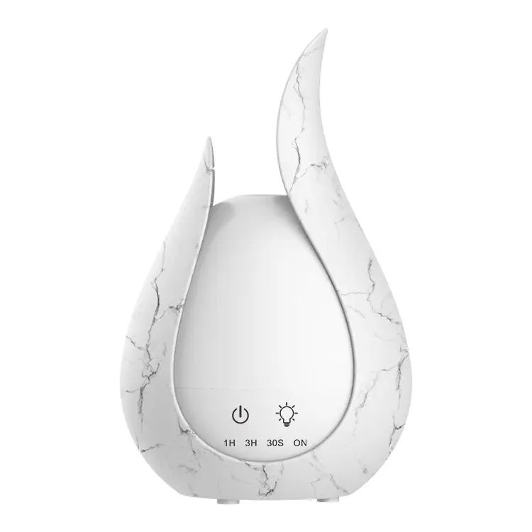 Humidificateur effet bois 200 ml à ultrasons avec veilleuse