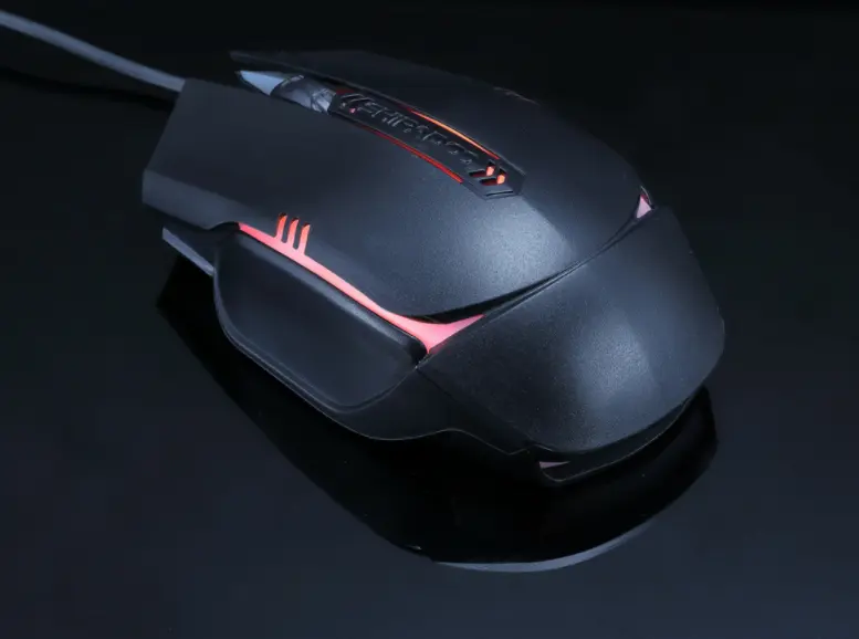 Kit clavier souris 1000 DPI à plaque lumineuse, câble de 1,35 m