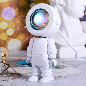 lampe astronaute soleil couchant