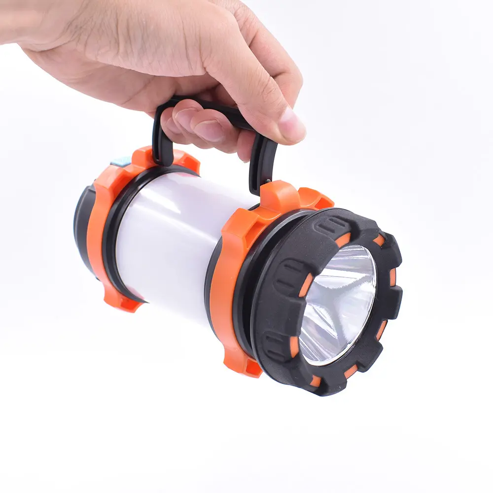 Lampe de camping LED 850 lumens rechargeable USB, lumière rouge SOS